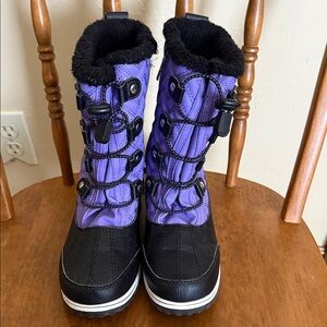 Totes Kids  Snow Boots - Purple and Black